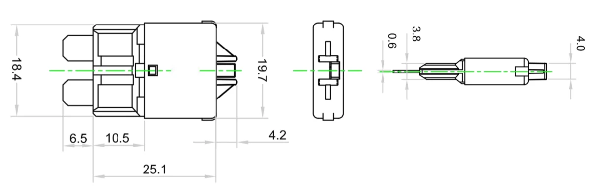manual type 3 blade circuit breaker