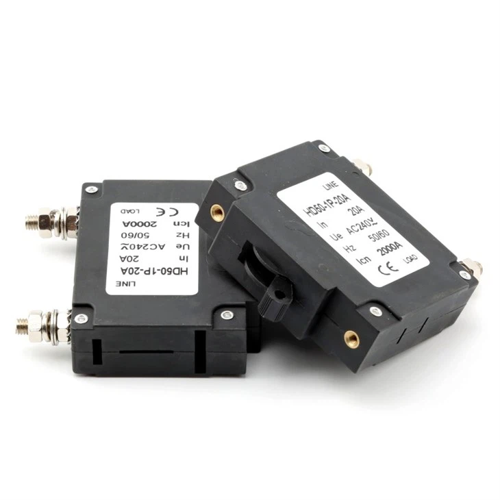 Single Pole Hydraulic Magnetic Circuit Breaker